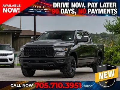 Welcome to Barrie Dodge Chrysler Jeep. The 2026 Ram 1500 is a new full-size pickup designed to meet...