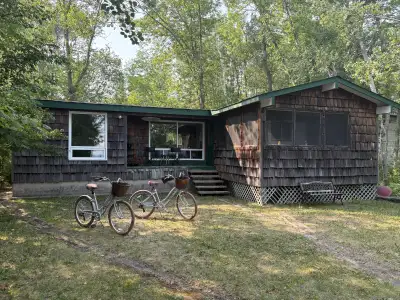Year round Beachfront home in Wanasing Beach in the RM of Victoria Beach. Address is at 47 Wabanong...