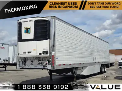 2023 VANGUARD 53' REEFER TRAILER - TANDEM AXLE - THERMOKING APU - C600 - 10256 HOURS - SWING DOOR -...