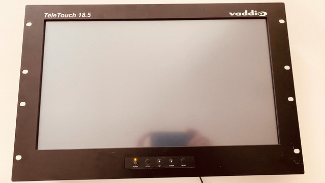 Vaddio TeleTouch HD Touch Screen Rack Mount LCD Monitor 18.5" in Monitors in Oakville / Halton Region