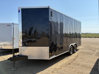 2024 Interstate 8’x18’ IFC818TA3XLT Cargo / Enclosed Trailer – 2x5200lb axles – v-nose – 7’6” interi...