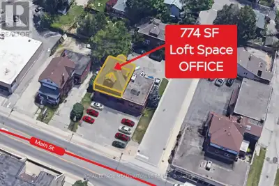 This bright, peaceful upper level office on a corner lot in downtown Milton offers an open-concept l...