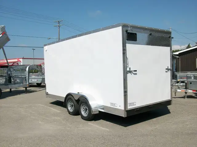 2025 Weberlane CARGO 7' X 16' V-NOSE 2 ESSIEUX 7'HT VTT MOTO TRA in Cargo & Utility Trailers in Laval / North Shore - Image 5