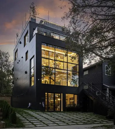 Elegance and high-end finishes enrich this unique three level space. The floor-to-ceiling windows pr...