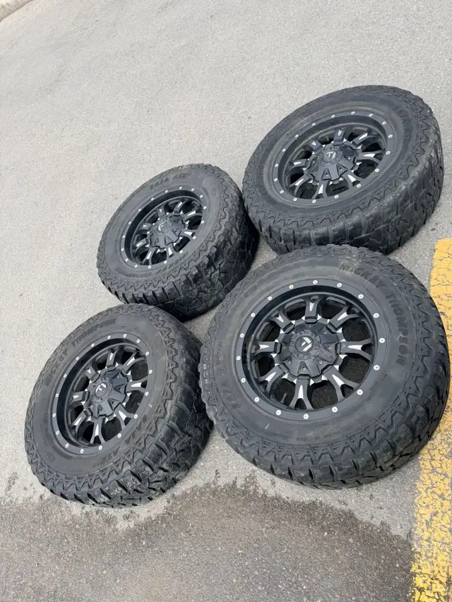 305/60/18 fuel crank 6x135 6x139.7 Gmc sierra dodge ram 1500 in Tires & Rims in Mississauga / Peel Region - Image 7