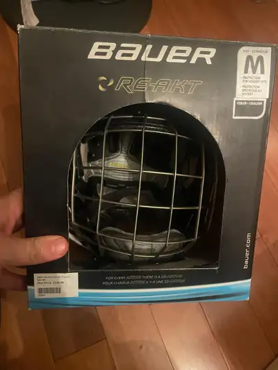 Bauer Reakt Medium Size Helmet Used, View more