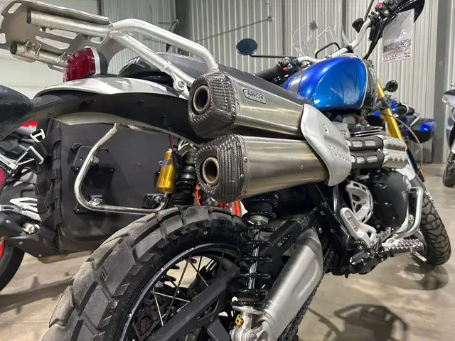 2019 Triumph Scrambler XE Cobalt Blue in Street, Cruisers & Choppers in Edmonton - Image 5