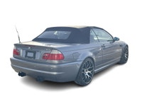 2005 BMW M3 Base 3.2L 6-Cylinder SMPI DOHC 24V 2D Convertible RWD 6-Speed Silver Gray Metallic Rear... (image 9)