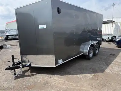 2027 Forest River 7x16 Tandem axle GVWR 7000lbs and a cargo capacity of 4700lbs. This budget friendl...