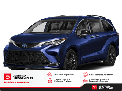 Vehicle DescriptionThis Toyota Sienna XSE AWD 8-Passenger blends sporty styling, family versatility,...