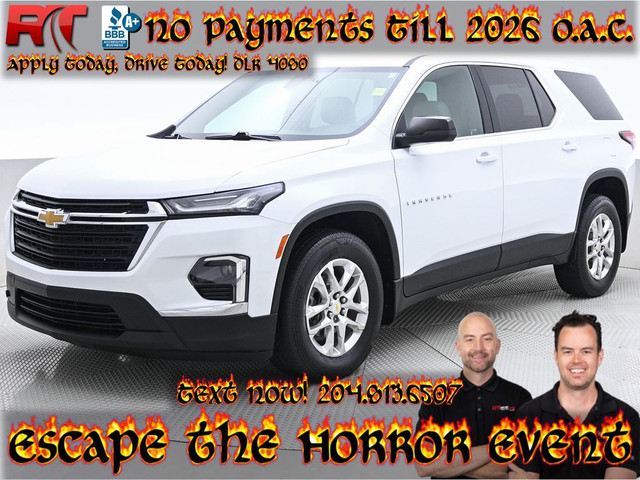2022 Chevrolet Traverse LS AWD - 8 Passenger, Backup Camera in Cars & Trucks in Winnipeg - Image 2