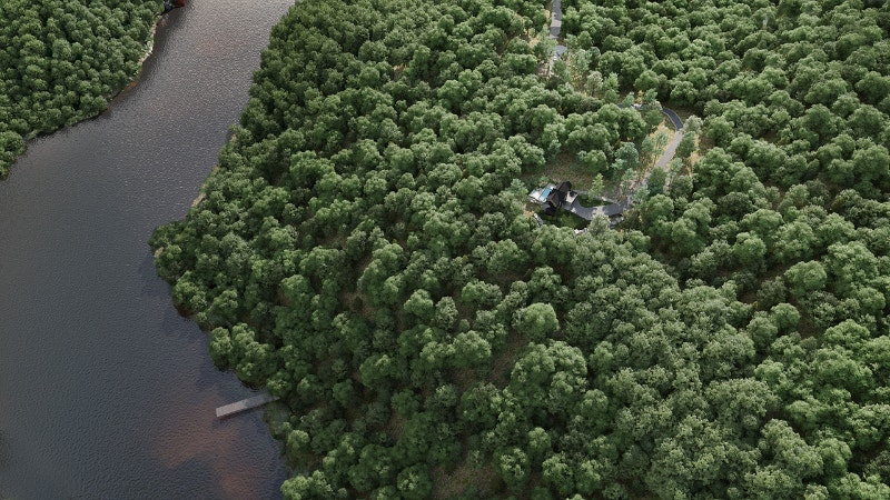 Domaine de 22 acres avec vue et bord de l'eau à Morin-Heights — photo 3