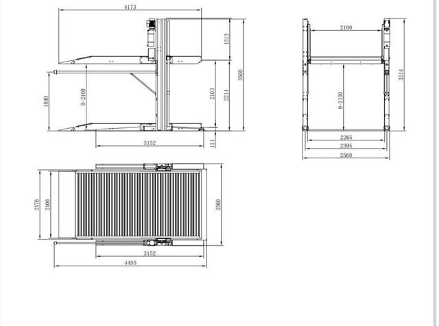 Brand New 2 Post Parking Lift Car Hoist – 2.7T/3.5T - Finance in Other Parts & Accessories in Richmond - Image 3