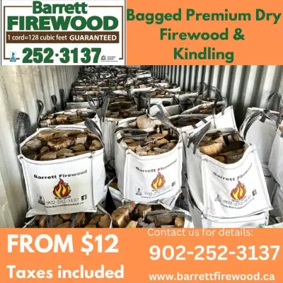 Bagged Premium Dry Hard Firewood & Kindling, View more