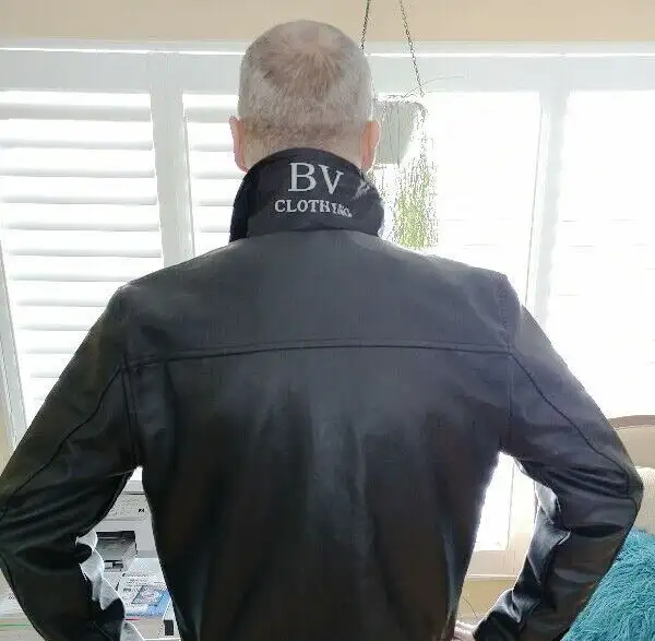 BV Clothing  Mens Leather Jacket Made in Italy Large NEW w/tags!63234962706945121