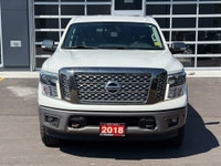 2018 Nissan Titan Platinum ONE OWNER l LOW KM l FULL SERVICE Pearl White 5.6L V8 DOHC 4WD 7-Speed Au... (image 1)