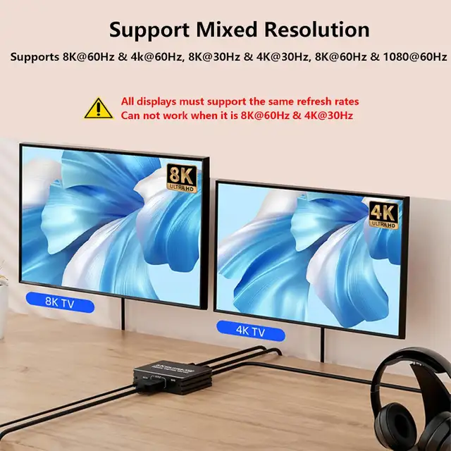8K HDMI 2.1 Splitter 1 in 2 Out in General Electronics in Markham / York Region - Image 7