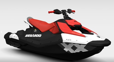 2026 Sea-Doo Spark Trixx for 3 - Dragon Red / Bright White The 2026 Sea-Doo Spark Trixx for 3 gives...