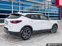 AWD. Odometer is 21426 kilometers below market average! Summit White 2019 Chevrolet Blazer RS AWD 9-... (image 5)