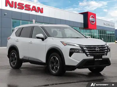 Recent Arrival! AWD. 2024 Nissan Rogue SV 4D Sport Utility White CVT with Xtronic AWD 1.5L DOHC Fina...
