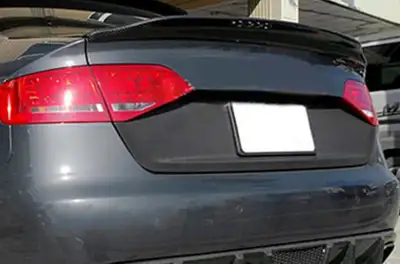 AUDI A4 PSM GLOSSY BLACK TRUNK SPOILER 2008 2009 2010 2011 2012 2013 2014 2015 2016 BRAND NEW - PAIN...
