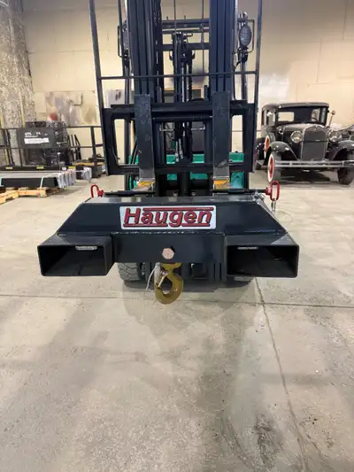 Haugen MFSH-10 fork mounted swivel hook. Suitable for forklift or telehandler. 2 Foot load center. I...