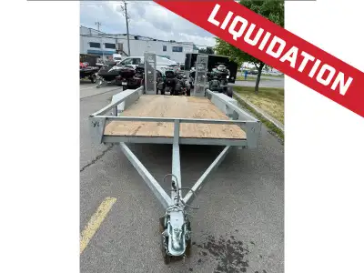 REMORQUE UTILITAIRE YC INC YCLR72144-2 ESSIEUX DOUBLE 72'' x 144'' 2022 Remorque neuve ou usagée un...