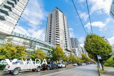 Brava Studio Rental 1507-1155 Seymour St Vancouver: VADA This city view studio rental at Brava is ne...