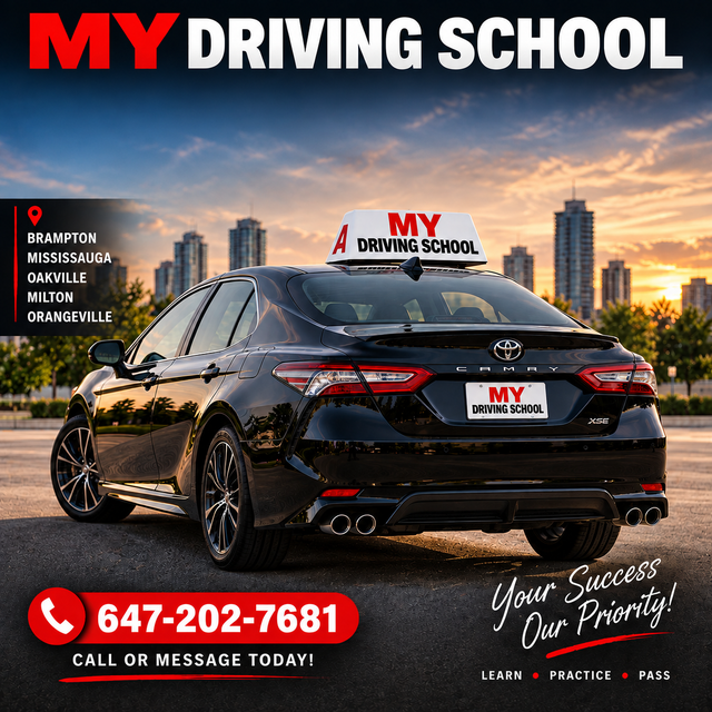 Brampton Driving Lessons | G2 & G Prep | $40