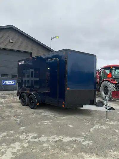 sell cargo trailer enclosed trailer remorque trailer fermé no- galvanize + also some utility galvani...