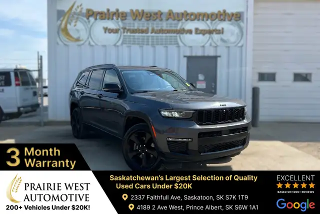 2023 Jeep Grand Cherokee L Limited AWD 6 Passenger | No Accident