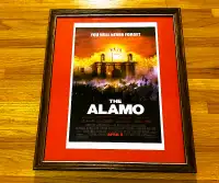 2004 The Alamo Glass Framed Movie Poster