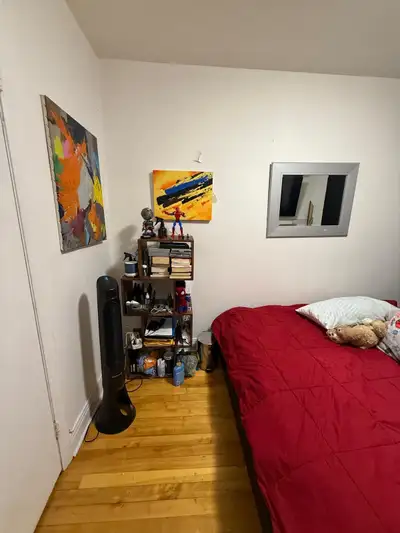 Looking for a roommate to share a 4.5 sq. ft. apartment with a professional female and two friendly...
