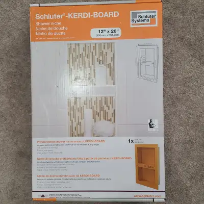 Schluter Kerdi Board 12"×20" Shower Nicha, View more