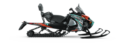 Sharing the ride has never been easier! INTRODUCING a versatile crossover sled with two-up seating....