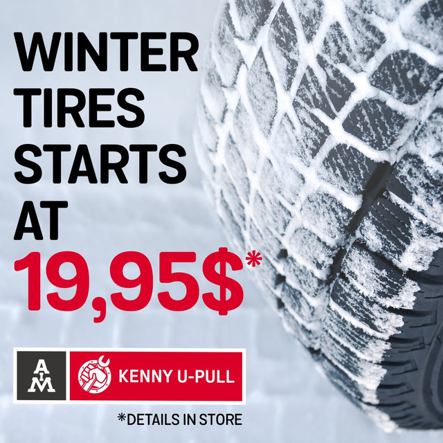 Used Tires starting at $19.95. Wide inventory at Kenny U-Pull dans Pneus et jantes  à Laval/Rive Nord - Image 3