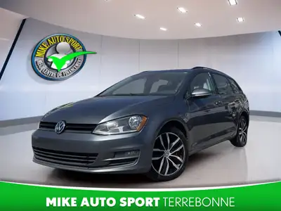 Financement Maison 100% TEXTO EXPRESS 514-260-1666 Le Volkswagen Golf SportWagen 2017 1.8 TSI Trendl...
