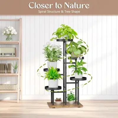 BRAND NEW - iDavosic.ly 5 Tier Plant Stand Indoor, Corner Tiered, View more