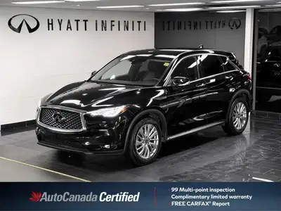 Only 30,577 kms! The 2023 INFINITI QX50 PURE is an elegant, spacious premium compact crossover that...