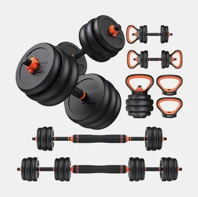 FEIERDUN 4-in-1 Dumbbells - 20-90 lb Set, View more