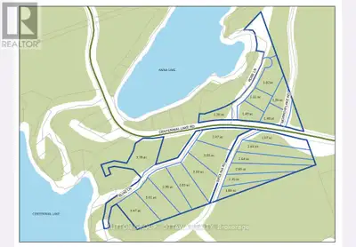 Draft plan approved 20-lot subdivision with spacious multi-acre lots, year-round access. All roads i...
