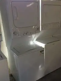 EXTRA LARGE CAPACITY STACKABLE WASHER AND DRYER LIKE NEW!!!!