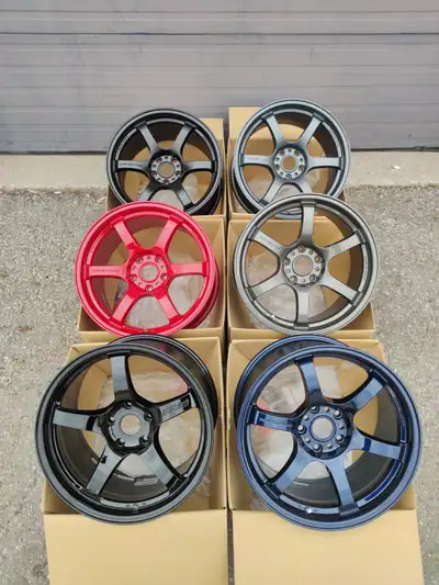 Honda civic Type R FK8 Gramlights Gram Lights 57CR 57DR 18x9.5 38 5-120 . In stock from $2850! 416-3...