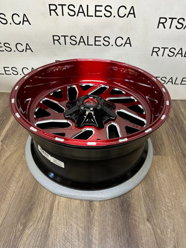 20x10 Fuel Triton Rims 8x165 Dodge Ram GMC Chevy 2500 3500 dans Pneus et jantes  à Saskatoon - Image 3