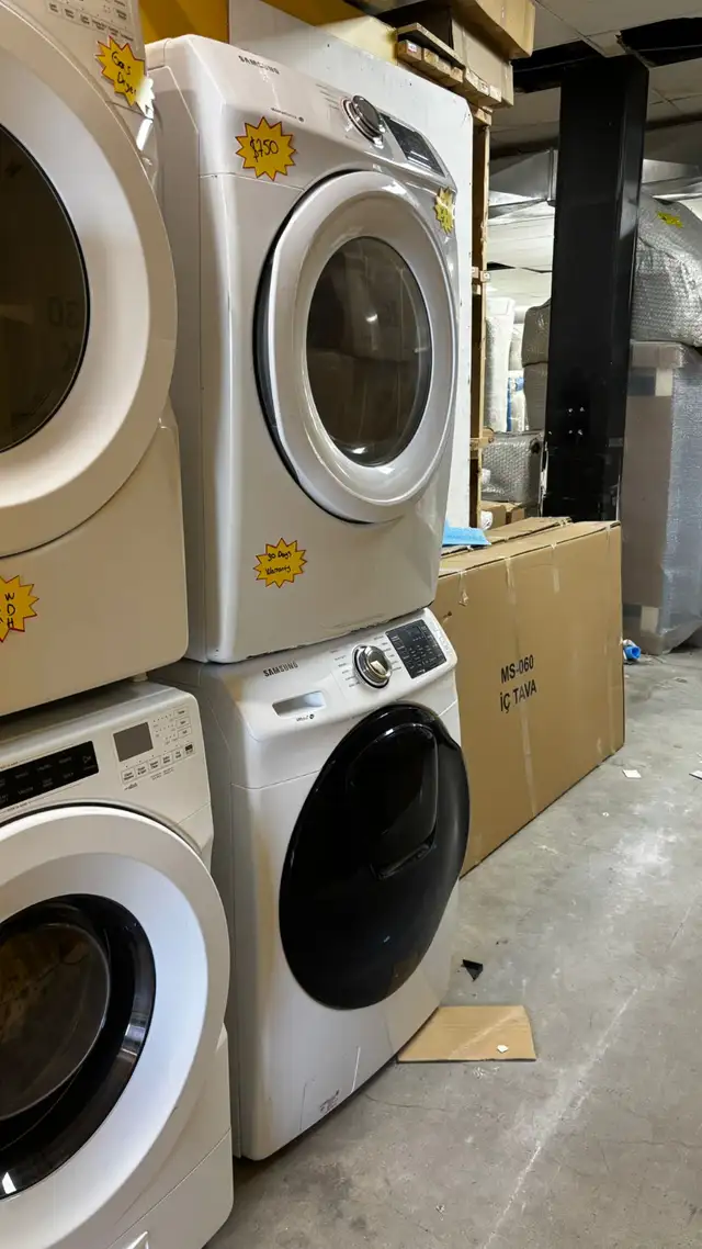 Samsung Stackable  27” Front Load Washer&Dryer30 Days Warranty in Washers & Dryers in Kitchener / Waterloo - Image 3