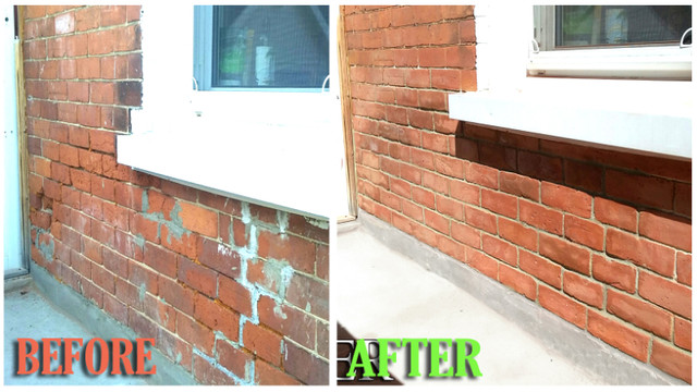 Foundation & Brick, Chimney Repair, Parging and Masonry in Brick, Masonry & Concrete in Belleville - Image 2
