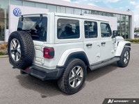 Unleash the spirit of adventure with the 2020 Jeep Wrangler Unlimited Sahara in striking Bright Whit... (image 4)