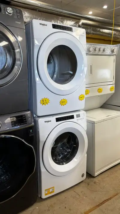 Whirlpool Stackable  27”  Front Load Washer&Dryer , View more