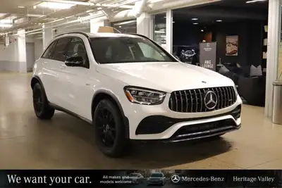 This Mercedes-Benz GLC 43 AMG has a powerful Twin Turbo Premium Unleaded V-6 3.0 L/183 engine poweri...