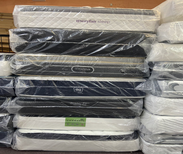 AWESOME KING QUEEN DOUBLE AND SINGL SIZE USED MATTRESSES FOR SAL in Beds & Mattresses in Delta/Surrey/Langley - Image 2